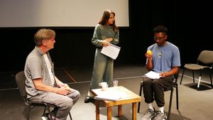 John Michie, Rhianne Barreto, Matthew Morrison @ BroadwayWorld John Michie, Rhianne Barreto, Matthew Morrison Photo