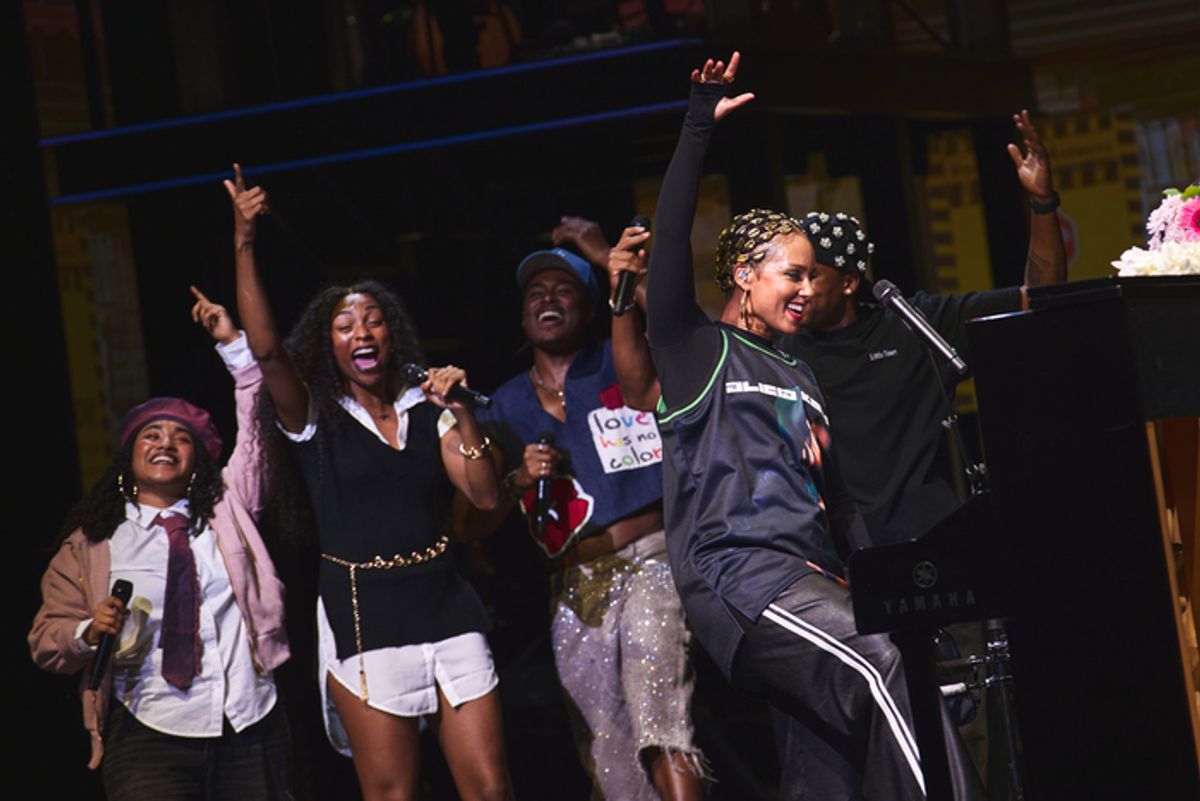 Alicia Keys, Jackie Leon, Takia Hopson, Lamont Walker II, Keenan D. Washington - Photo by Valerie Terranova at 