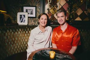 Laurie Metcalf and Evan Ross Katz Photo