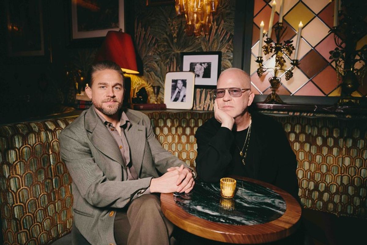 Charlie Hunnam and Ryan Murphy  at 