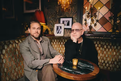 Charlie Hunnam and Ryan Murphy  Photo