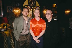 Charlie Hunnam, Evan Ross Katz and Ryan Murphy Photo