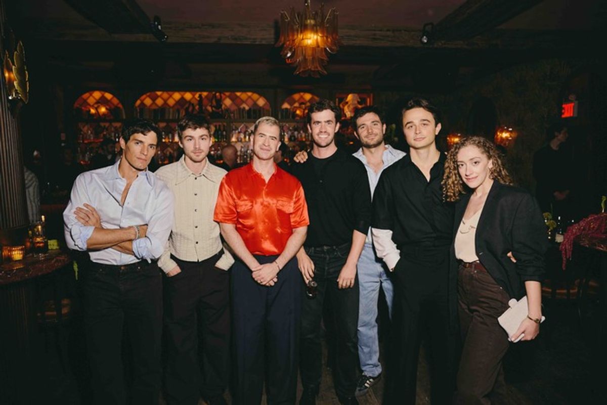 Marcos Fecchino, Miles Heizer, Evan Ross Katz, Thor Shannon, Stuart Winecoff, Ben Ahlers and Micaela Diamond  at 