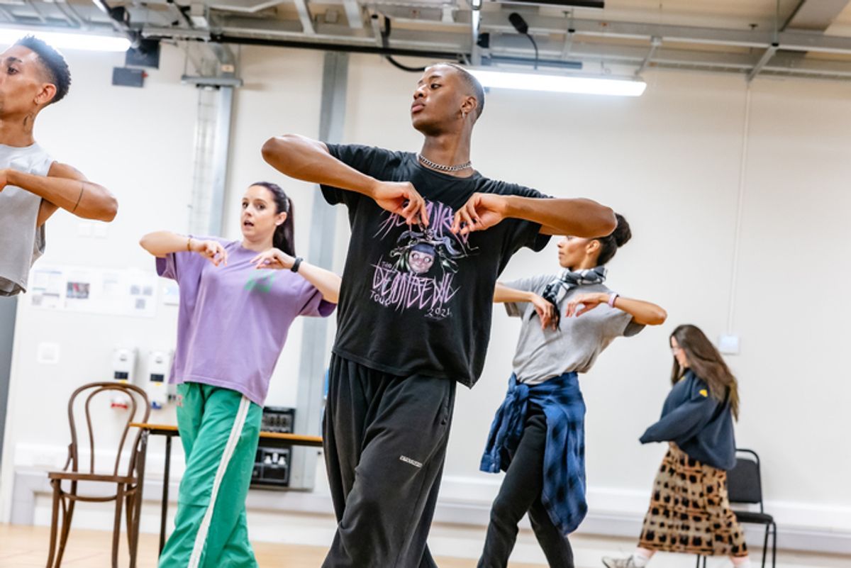 Jamel Matthias and the company at 