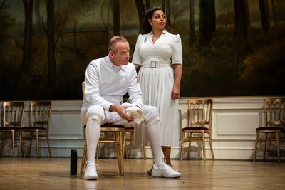 Alistair Petrie and Ayesha Dharker Photo