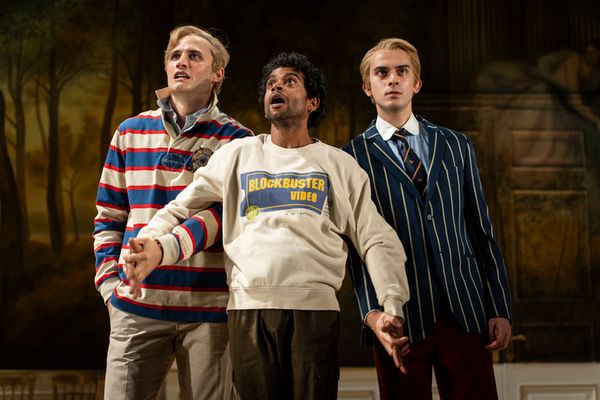 Joe Bolland, Hiran Abeysekera and Hari Mackinnon Photo