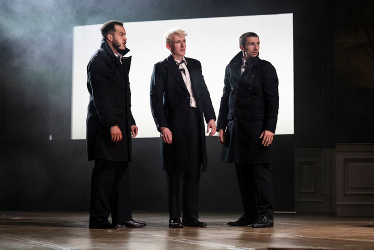 Kiren Kebaili-Dwyer, Tom Gleister and Seb Slade  at 