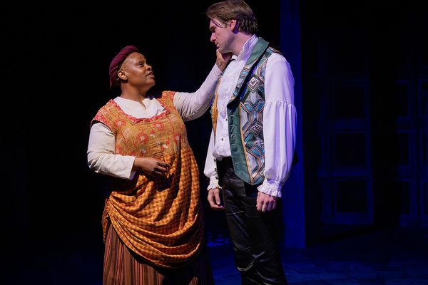 Lisa Louise Langford and Michael Glavan in WITCH at Dobama Theatre.   (Steve Wagner P Photo