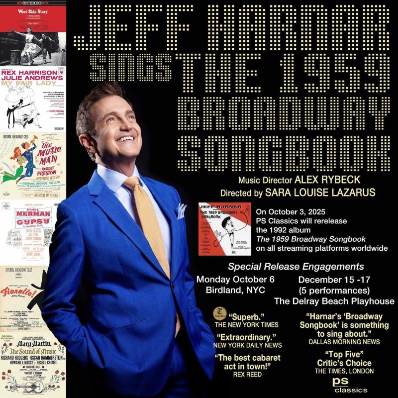 Interview: Jeff Harnar Celebrates THE 1959 BROADWAY SONGBOOK Album at Birdland  Image