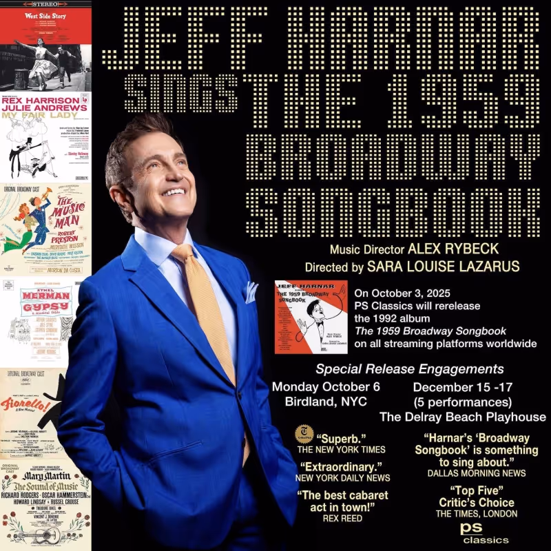 Interview: Jeff Harnar Celebrates THE 1959 BROADWAY SONGBOOK Album at Birdland Image