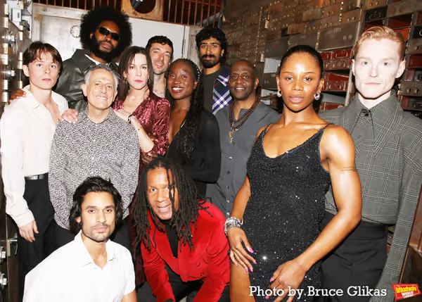 Rory Greenwood, Keshav Moodliar, Producer Jeremy O. Harris, David Greenspan, Allen Gi Photo