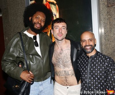 Producer Jeremy O. Harris, Playwright Jordan Tannahill and Director Shayok Misha Chow Photo