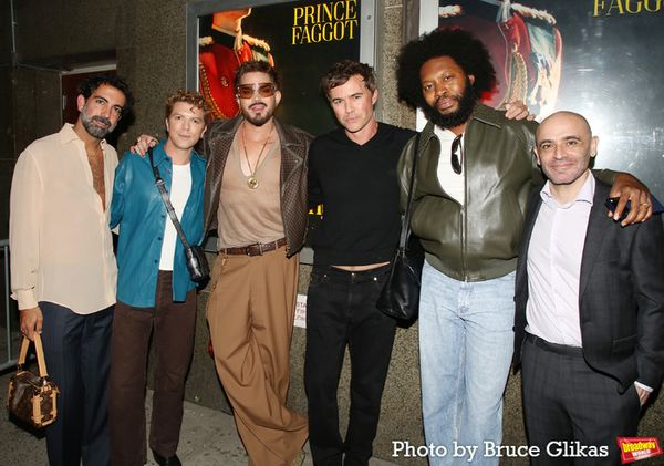 Arvand Khosravi, Adam Lambert, Producer Jeremy O. Harris, Producer Josh Godfrey and G Photo
