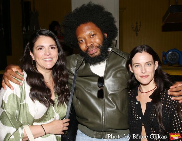 Cecily Strong, Producer Jeremy O. Harris and Riley Keough Photo