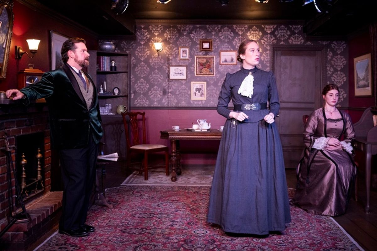 Sam Fain, Dina Monk and Megan Kueter  at 