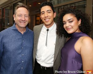 Sam Robards, Kim Fischer and Camila Canó-Flaviá Photo