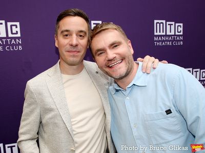 Playwright James Graham and Director Adam Penford Photo