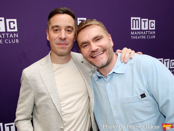 Playwright James Graham and Director Adam Penford Photo