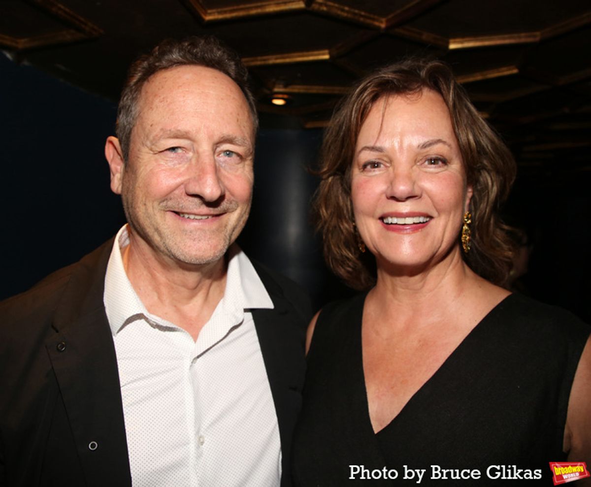 Sam Robards and Margaret Colin at 