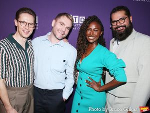 Sam Barnett, Director Adam Penford, Jade Eshete and Alex Casasnovas Photo