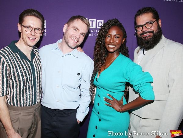 Sam Barnett, Director Adam Penford, Jade Eshete and Alex Casasnovas Photo