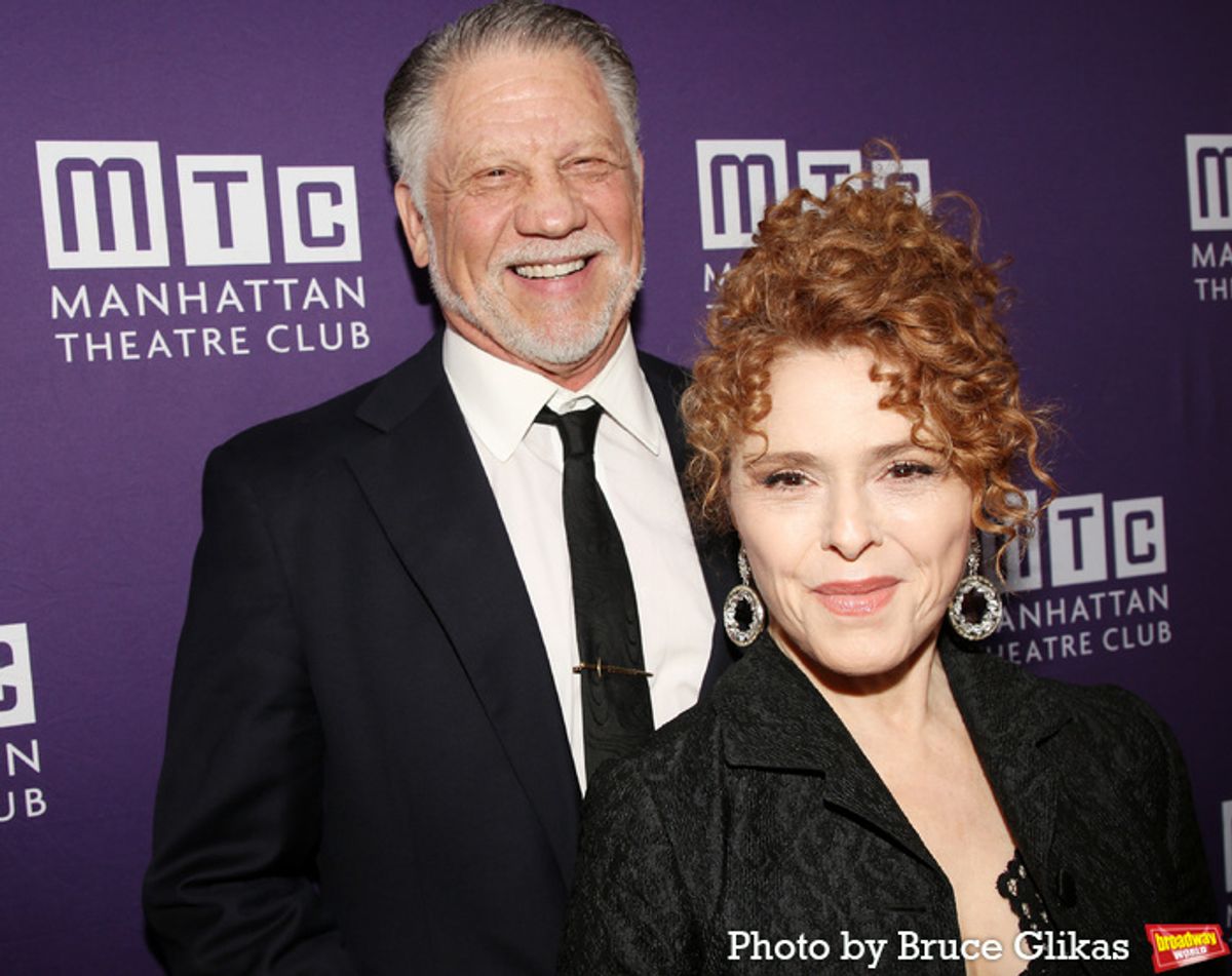 Tom Sorce and Bernadette Peters at 