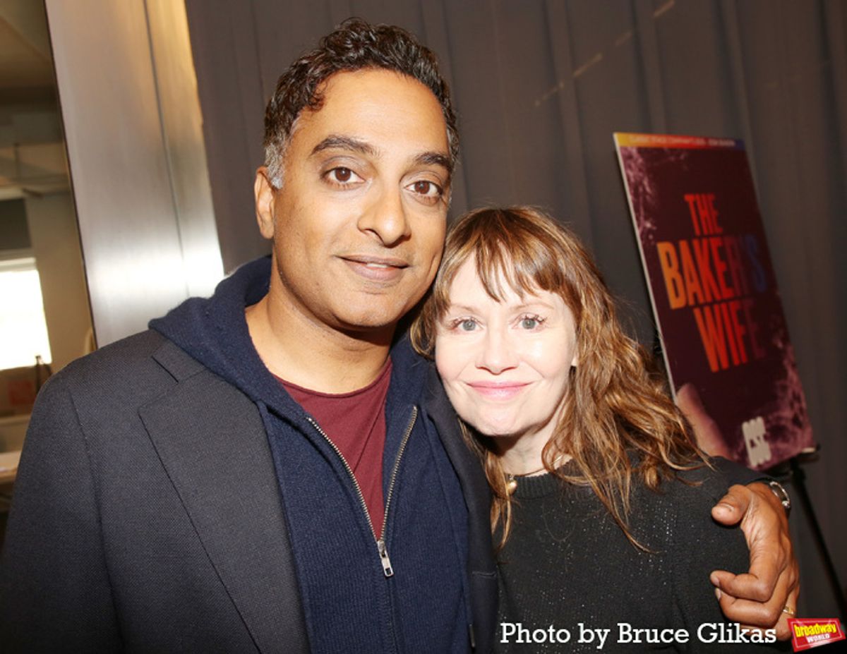 Manu Narayan and Sally Murphy  at 