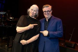 Anne Keefe and Nathan Lane Photo