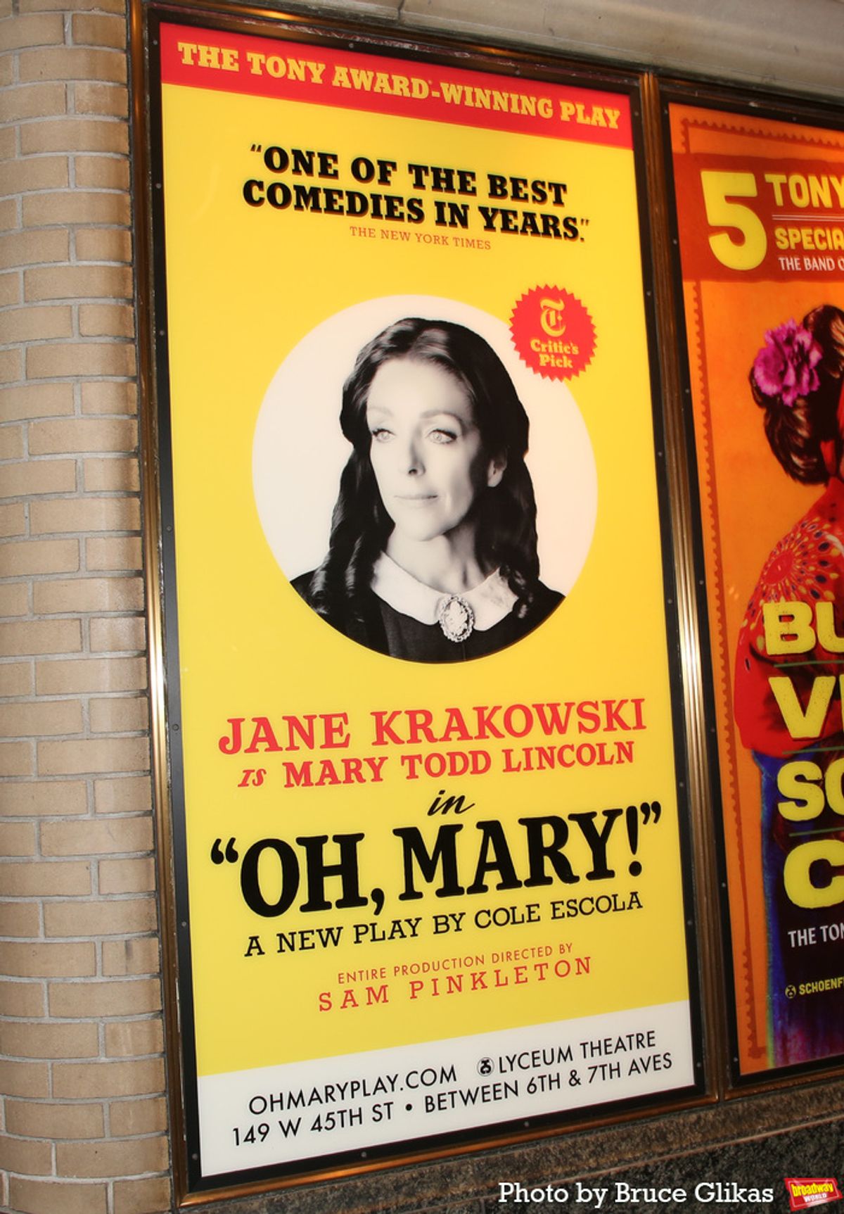 Signage for 'Oh, Mary!' at 
