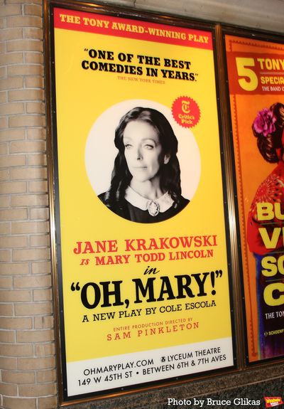 Signage for "Oh, Mary!" Photo