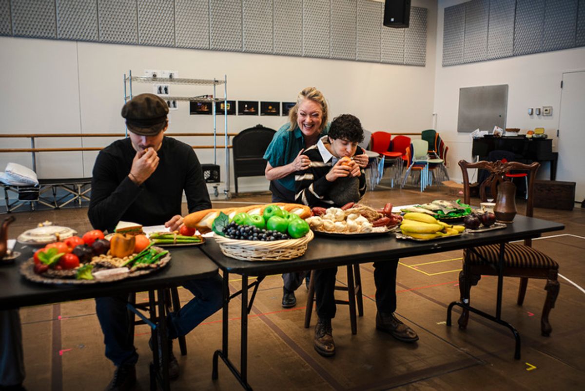 Adrien Rolet, Kristine Nielsen, Jake Berne at 