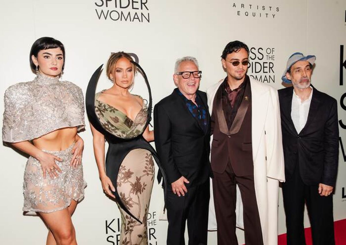 Aline Mayagoitia, Jennifer Lopez, Tonatiuh, Bill Condon, Bruno Bichir at 