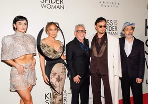 Aline Mayagoitia, Jennifer Lopez, Tonatiuh, Bill Condon, Bruno Bichir Photo