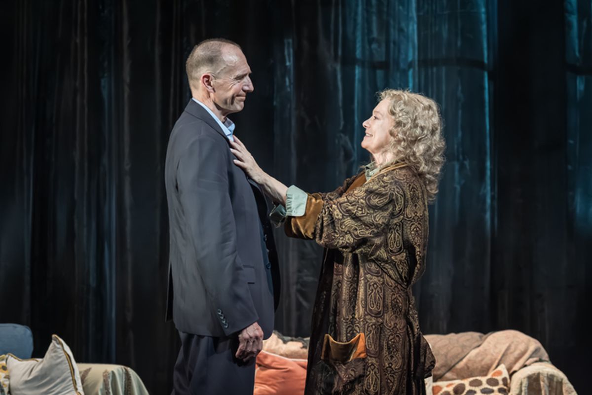 Ralph Fiennes, Francesca Annis at 