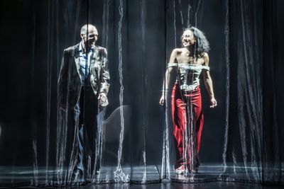 Ralph Fiennes, Rosaland Eleazar Photo