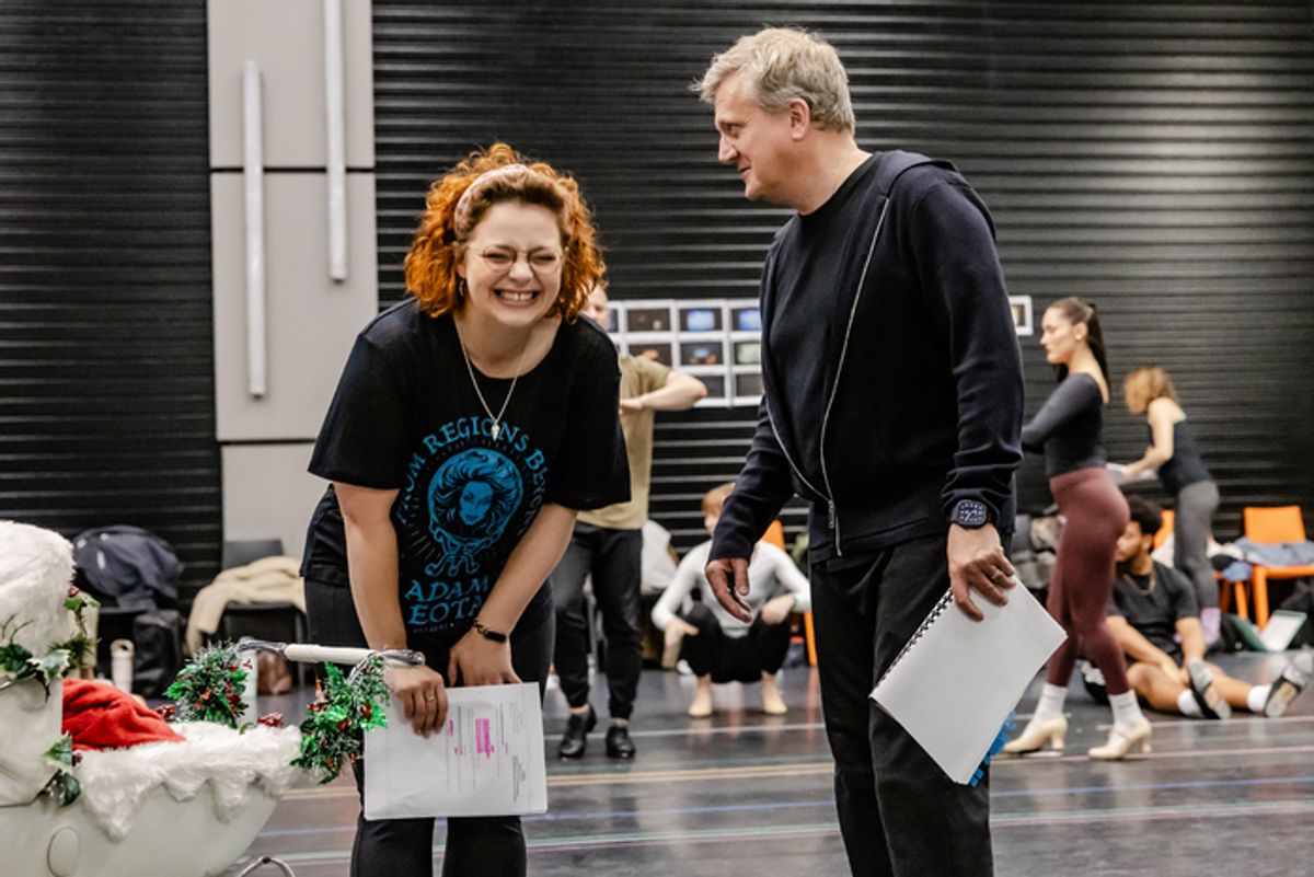 Carrie Hope Fletcher, Aled Jones at 
