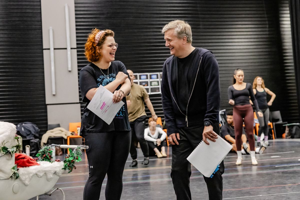 Carrie Hope Fletcher, Aled Jones at 