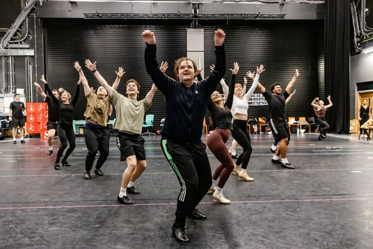 Joel Montague and the Cast of ELF at 