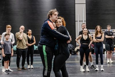Joel Montague, Carrie Fletcher Photo