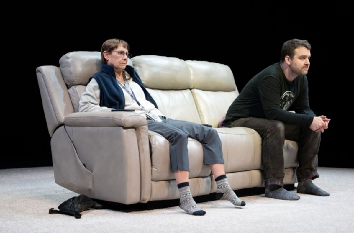 Laurie Metcalf and Micah Stock at 