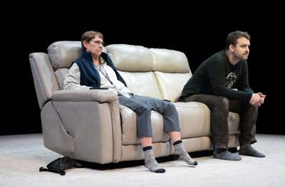 Laurie Metcalf and Micah Stock Photo