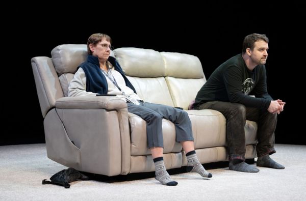 Laurie Metcalf and Micah Stock Photo