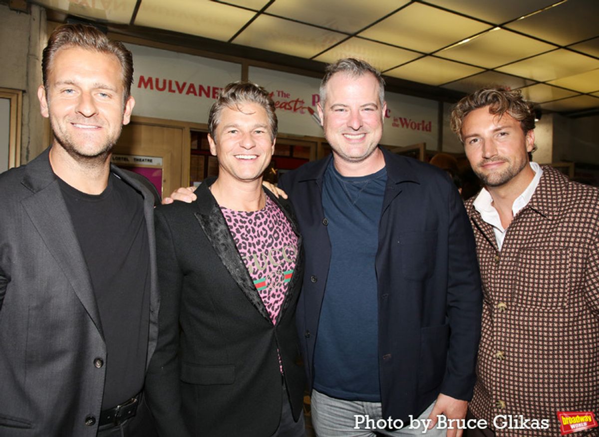 Michael Russell, David Burtka, John Johnson and Tyler Lain at 