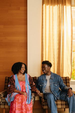 Jerrika Hinton and Bradley Gibson @ BroadwayWorld Jerrika Hinton and Bradley Gibson Photo