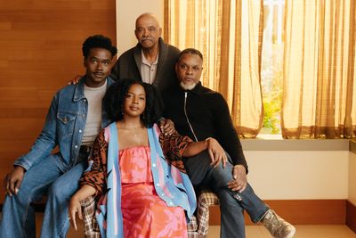 Bradley Gibson, Jerrika Hinton, Doug Brown, and Kevin  Photo