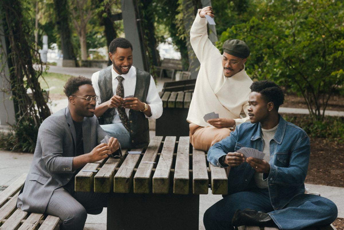 Wildlin Pierrevil, Stanley Andrew Jackson, Jeffrey Rashad, and Bradley Gibson  at 