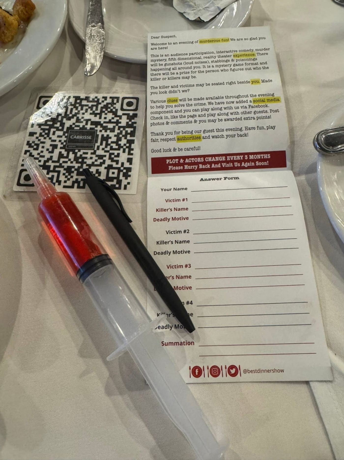 Feature: MARRIAGE CAN BE MURDER Finds New Life (and Victims) At The Rio Las Vegas  Image