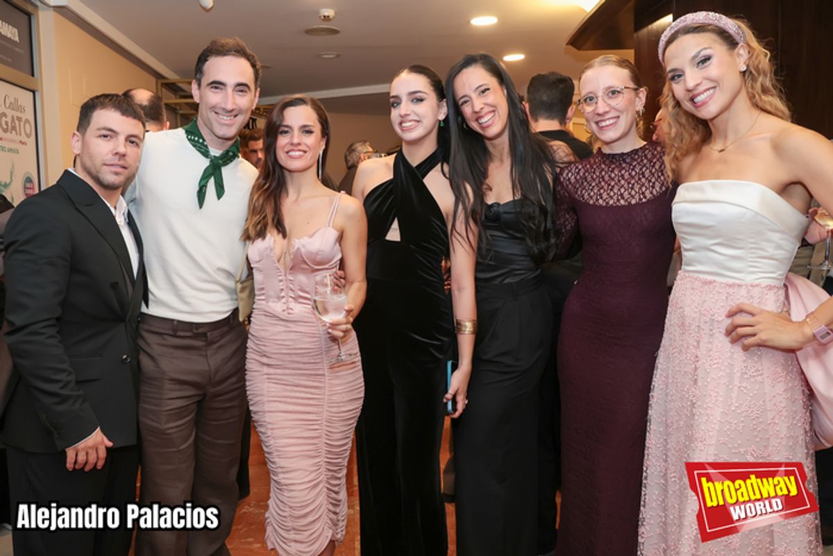 Aaron Mata, Esteban Provenzano, Lucia Ambrosini, Clara Rengel, Belen Marcos y Cristina Llorente at 