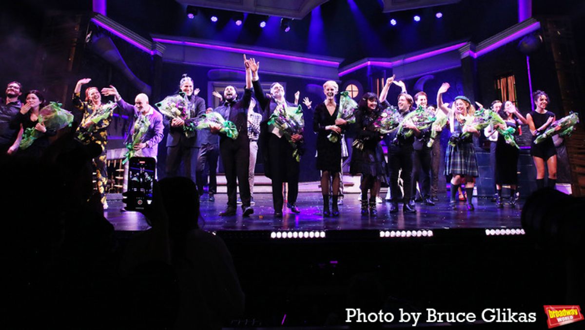 The 'Beetlejuice' Broadway debuts including Lexie Dorsett Sharp, Jesse Sharp, Madison Mosley, Patrick Oliver Jones, Travis Mitchell, Emilia Tagliani, Sophie Aknin, Michael Biren, Jonathan Bryant, Marc Ginsburg, Katie Griffith, Maya Kazzaz and Isabella Esler at 