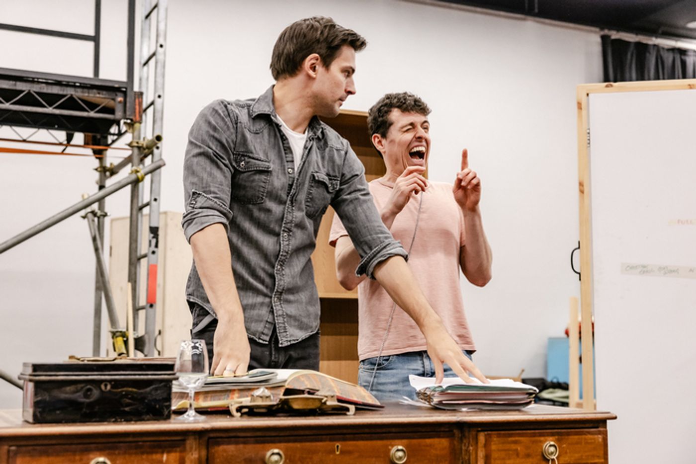 Photos: A CHRISTMAS CAROL GOES WRONG Cast in Rehearsals  Image